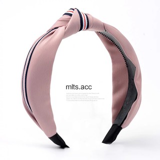 Băng đô vải turban phối dây tông màu pastel