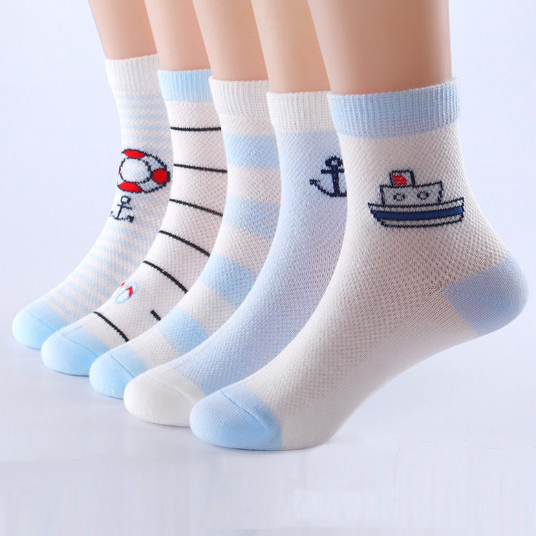 Vớ Lưới Mỏng Thời Trang Xuân Hè Phong Cách Mới Cho Bé Trai/Bé Gái