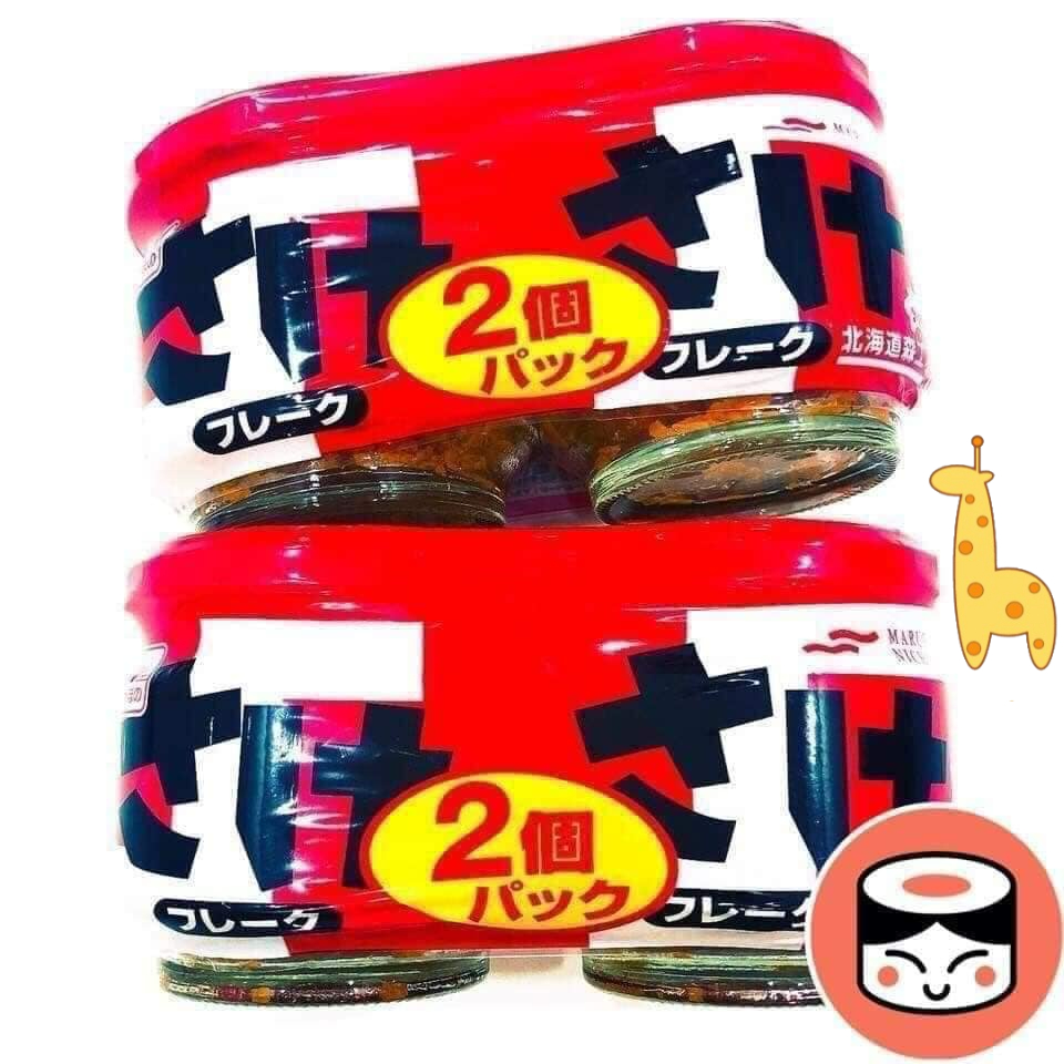 Ruốc Cá Hồi Cho Bé Maruha Nhật Bản Set 2 Hũ 2x52G Cho Bé Ăn Dặm Thơm Ngon Béo Ngậy Bổ Sung Omega DHA