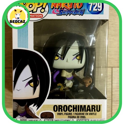 [Full Box Tặng Hộp Bảo Vệ] Mô hình Funko nội địa Trung chibi Orochimaru No. 729 bền màu, nhựa an toàn đồ chơi Naruto