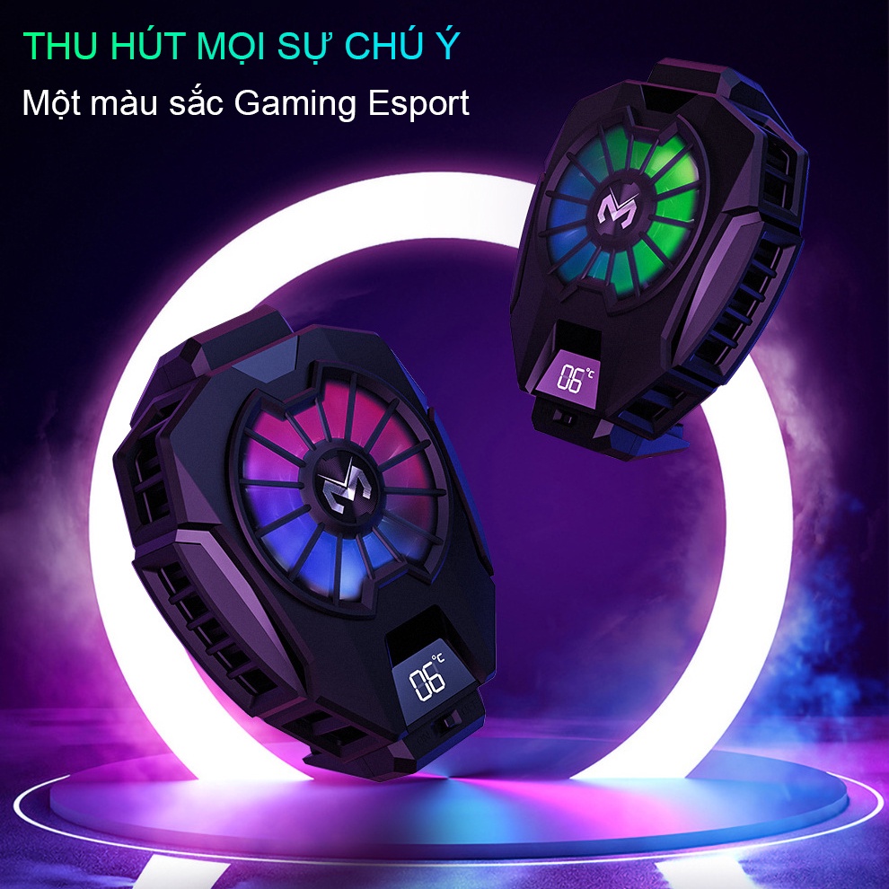 Quạt tản nhiệt điện thoại gaming sò lạnh Sidotech DL05 / DL06 / DL02 / FL01 / FL05 / FL06 / chơi PUBG FF ROS