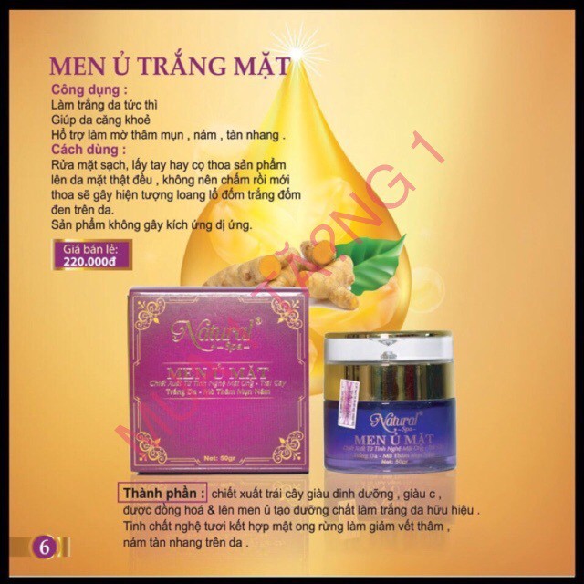 [QUÀ 🎁] Men Ủ Mặt - Natural Spa