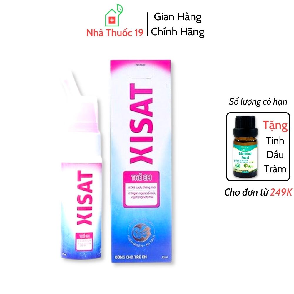 Nước Biển Sâu Sạch Thông Mũi Xisat Lọ Hồng 75ml Làm Sạch Bụi Bẩn Khỏi Mũi Giúp Ngăn Chặn Mầm Bệnh Xâm Nhập Vào Cơ Thể