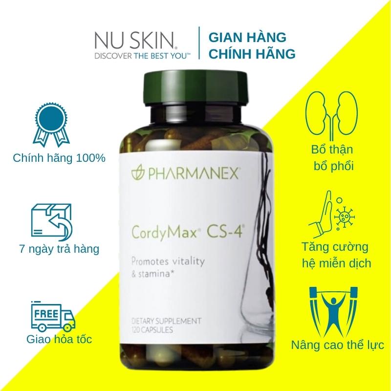 Thực Phẩm Bảo Vệ Sức Khỏe Nuskin CordyMax Cs-4 Đông Trùng Hạ Thảo Bổ Phổi Bổ Thận Nâng Cao Thể Lực - hộp 120 viên