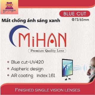 Mắt kính cận loạn BEAR EYEWEAR tròng kính chống ánh sáng xanh, đổi màu chống tia UV400, chống xước