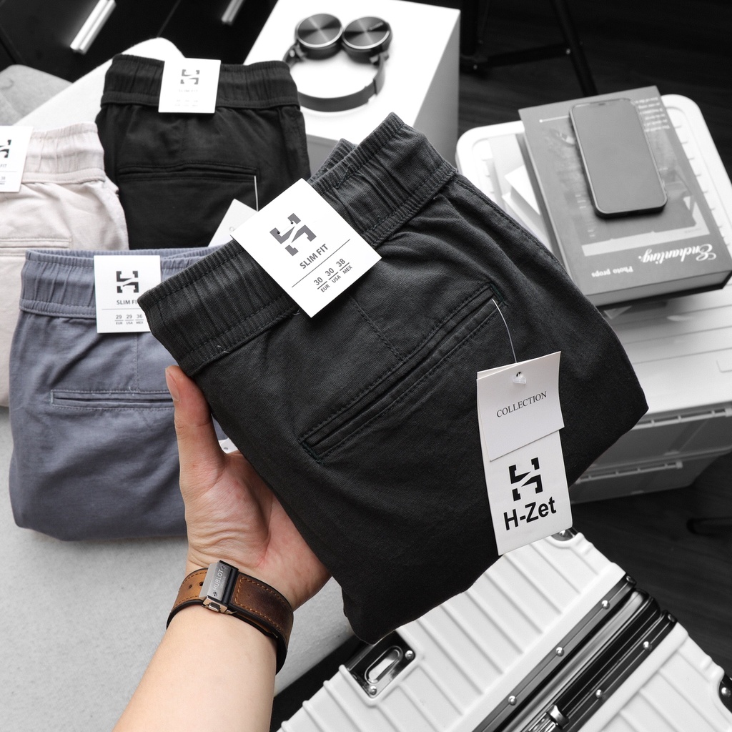 Quần Jogger Linen co giãn - Jogger đũi nam ZRD 270