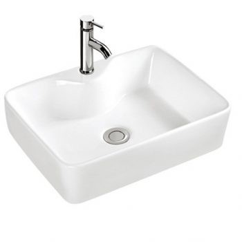 Chậu lavabo dương bàn chữ nhật [HÀNG BẢO HÀNH 5 NĂM] , chậu lavobo LV 324D men tuyết phủ Nano kèm ảnh thật video