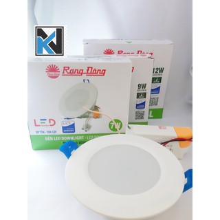 Đèn Led âm trần Downlight Rạng Đông 7W - 9W - 12W