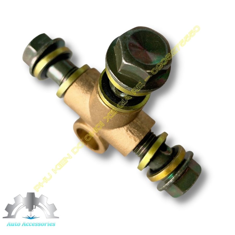 ĐỘC CHỈ CÓ TẠI SHOP - Bộ chia 3 đầu dây dầu, cho tất cả các dòng xe, lên 2 đĩa, dầu được bơm đều lan tỏa đủ xuống phanh