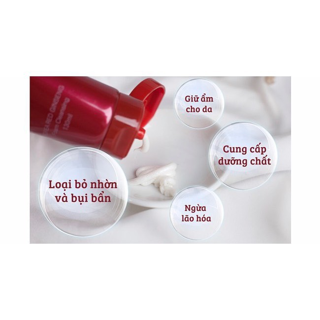 Sữa rửa mặt sâm đỏ My Gold 130ml cho da dầu mụn nhạy cảm hỗn hợp khô tạo bọt thải độc trà xanh rau củ Queen Beauty | BigBuy360 - bigbuy360.vn
