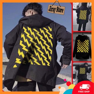 Áo khoác dù - áo khoác jacket bomber logo zigzag