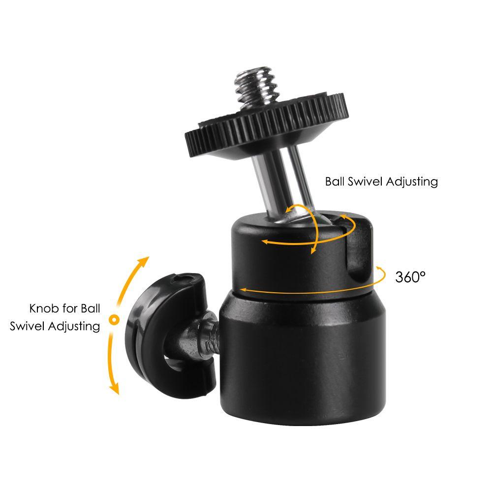 Giá Đỡ Ba Chân Xoay 360 Độ 1 / 4 &quot;Dùng Để Chụp Ảnh Selfie