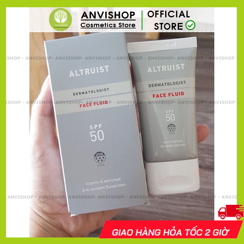 Kem chống nắng Altruist Dermatologist Sunscreen Face Fluid SPF50 50ml