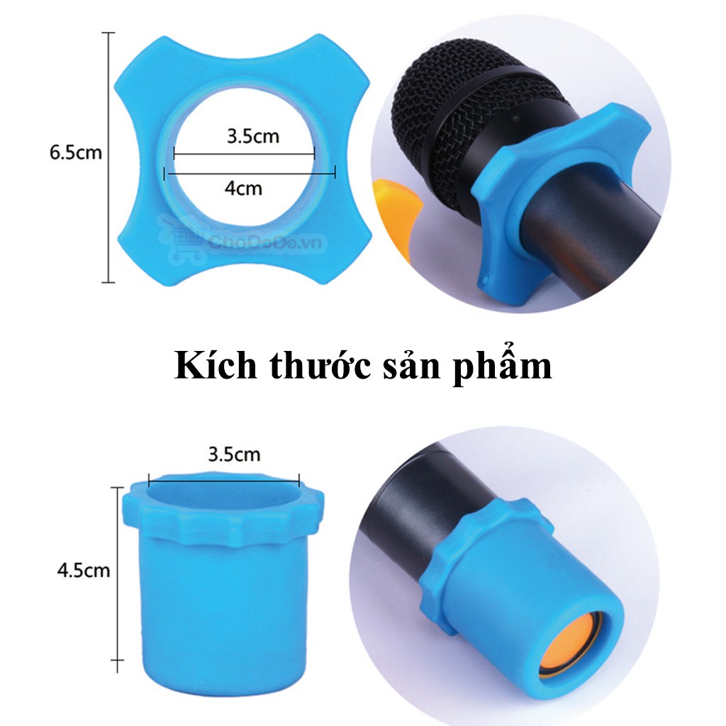 Combo 4 Cao Su Lót Đui, Chống Lăn cho Micro
