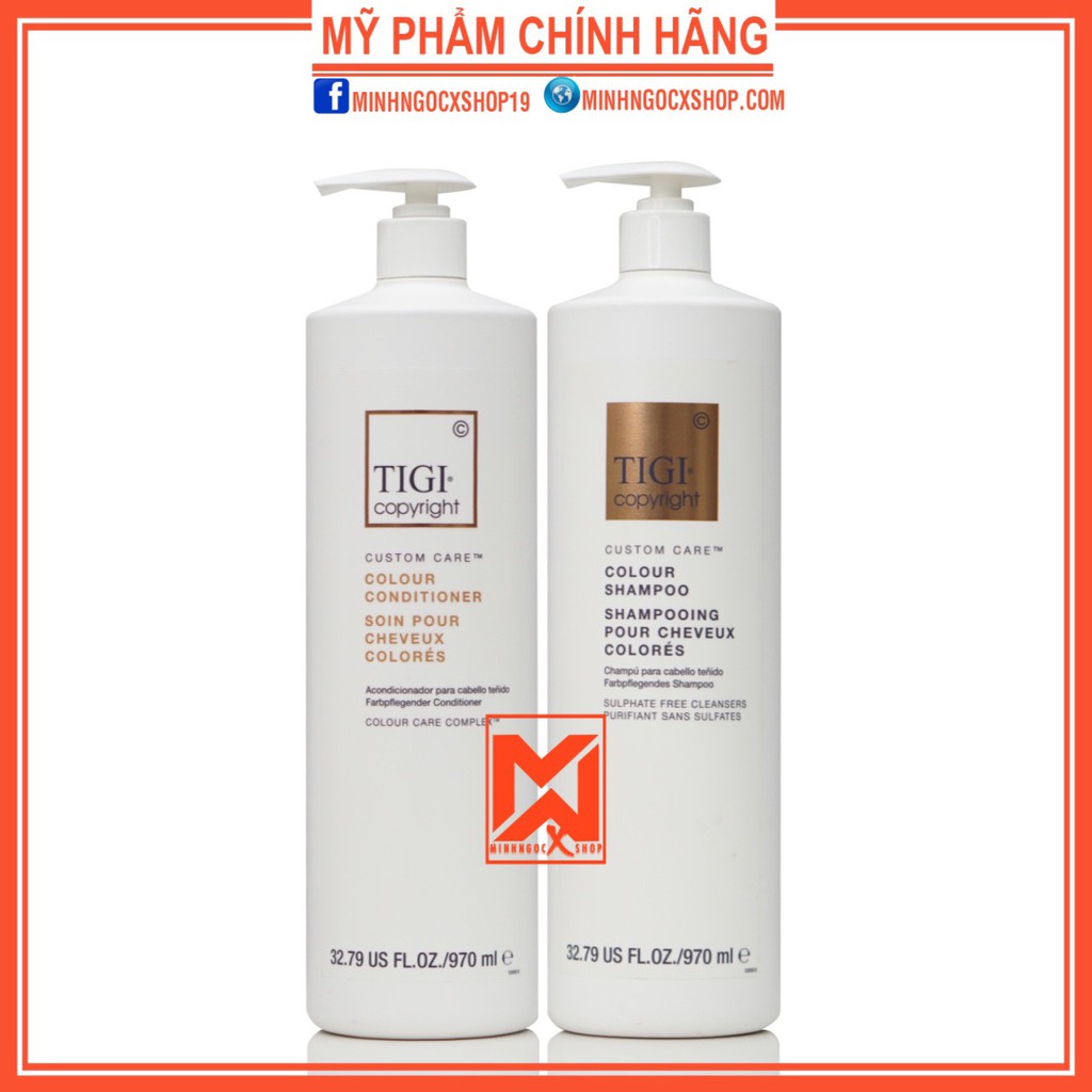 Dầu gội xả tigi COPYRIGHT 970ml chính hãng