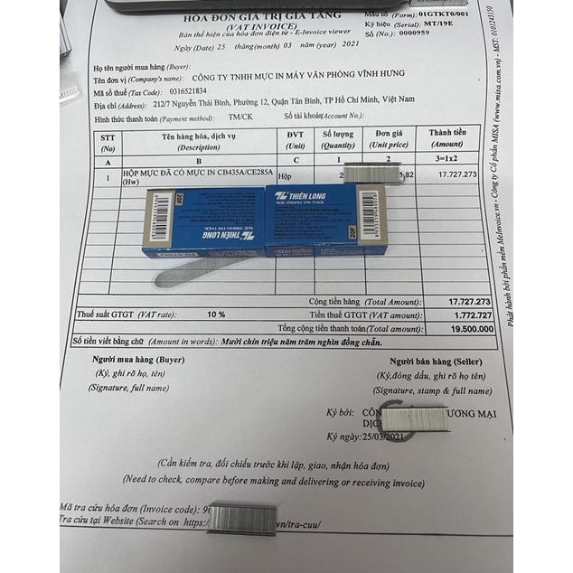 Hộp mực 35a Sử dụng cho máy HP 1005 1006 - Ca LBP 3018 3010 3050 3020 3100B ...CB435A