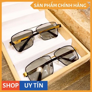❌GIÁ SỐC❌KÍNH MÁT NAM VUÔNG CAO CẤP 8711 Tròng POLAROID chống uv400 chống chói +TẶNG KÍNH ĐÊM