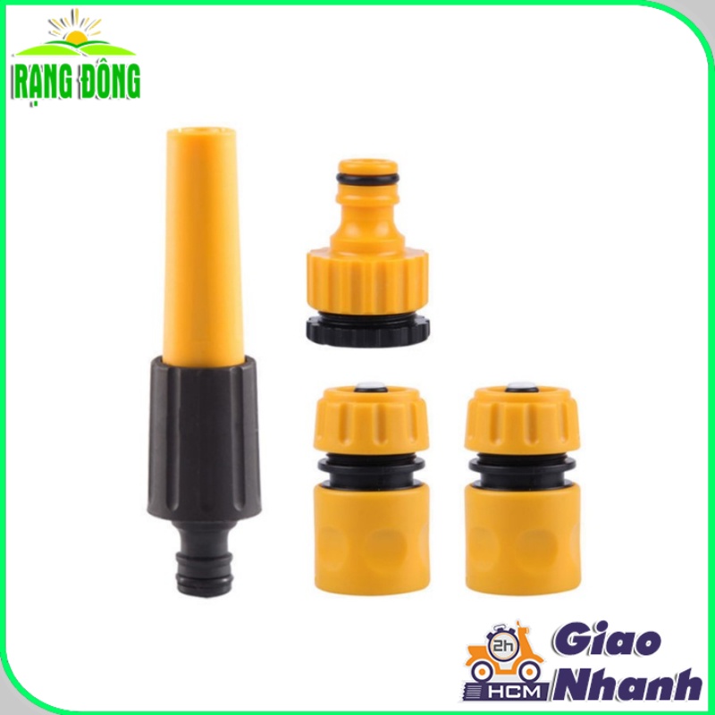 Vòi Xịt Tưới Cây, Rửa Xe Ống Xoay nhiều chế độ, tăng ấp suất nước - Hạt giống Rạng Đông