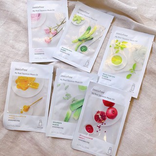 Mặt Nạ giấy innisfreee Vị Hoa Qủa( giao vị ngẫu nhiên).