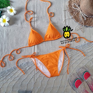Bikini 2 mảnh màu cam sexy