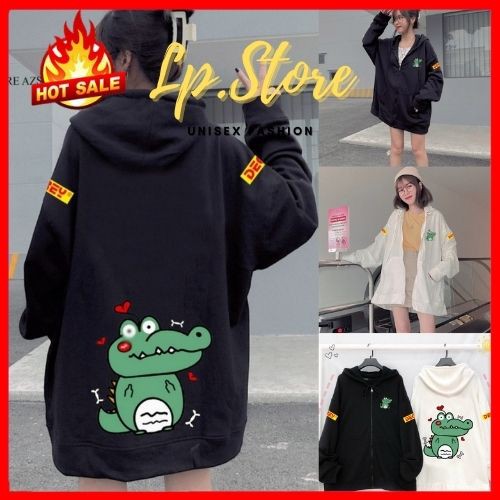 [Kèm Quà] Áo Hoodie Nỉ - Áo Khoác Nỉ Nam Nữ Unisex CROCODILE 2 Màu Cực Hot - AK.STORE | BigBuy360 - bigbuy360.vn