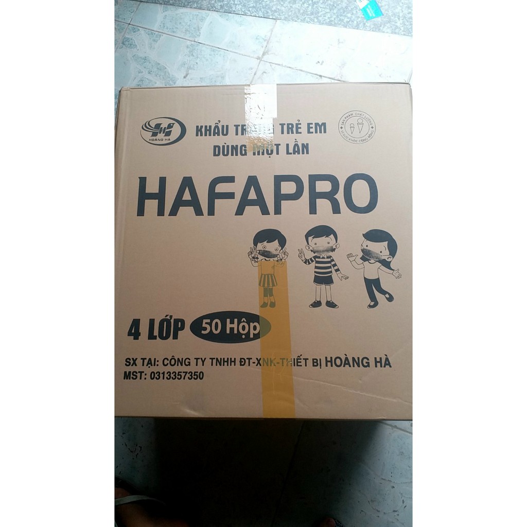 Khẩu Trang Y Tế 4 Lớp Hafapro E Bé