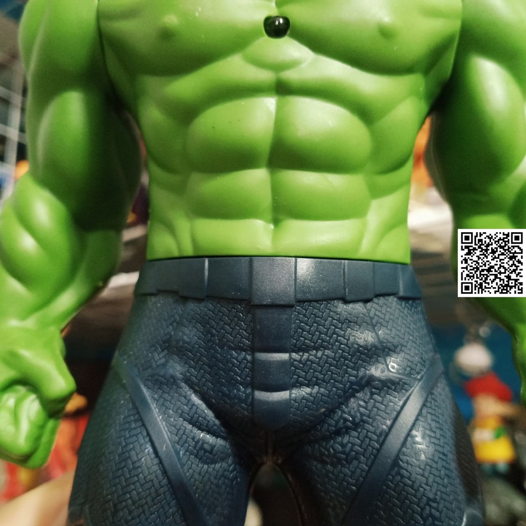 1607 Mô hình khớp HULK NGƯỜI KHỔNG LỒ XANH lớn 28Cm có Đèn Led