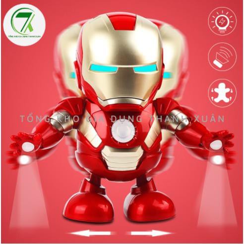 Iron Man Hero Đồ chơi Robot nhảy múa theo nhạc cực kỳ vui nhộn cho các bé