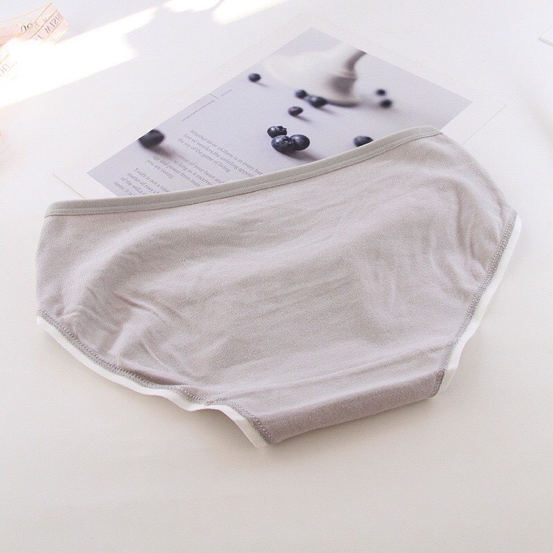 Quần Lót Nữ - Quần Lót Cotton Nữ viền ren phối hoa nhỏ điệu đà cá tính DAN STORE MÃ 103