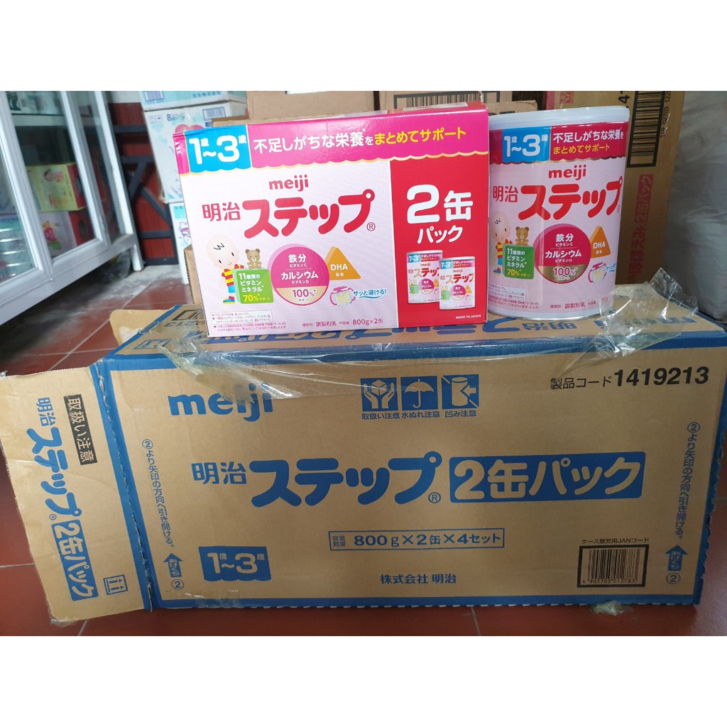 Sữa Meiji số 0, Số 9 Nội Địa Nhật Hộp 800g Đủ Số Hàng Bay AirCargo Date Xa