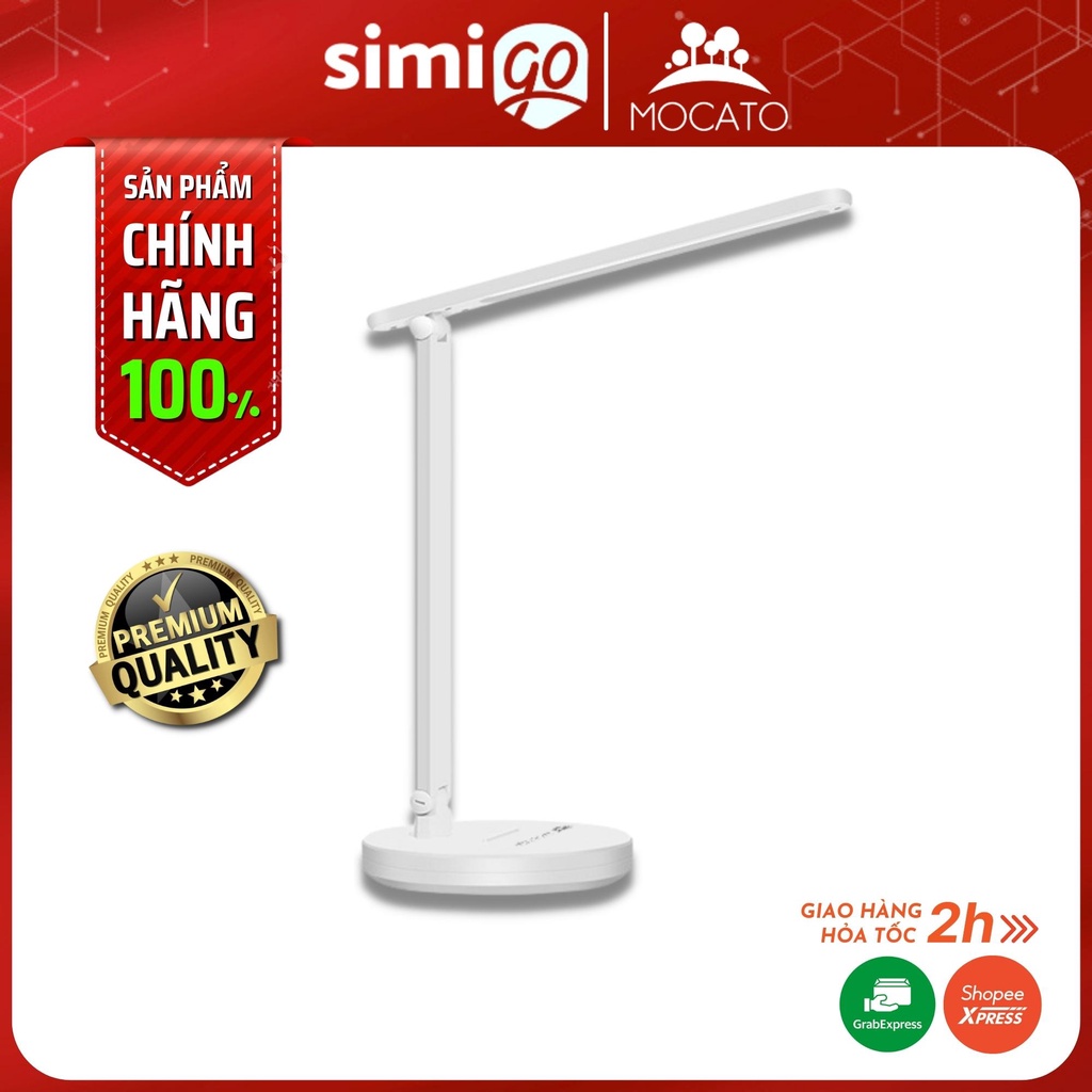 Đèn học để bàn chống cận thị Mocato Led Light M204 cảm ứng cao cấp, pin sạc tích điện mini học sinh, đọc sách, làm việc