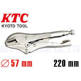 Kìm chết mỏ cong KTC Nhật 250WR - Kìm bấm chết hàm WR 10 inch, độ mở 0-57mm