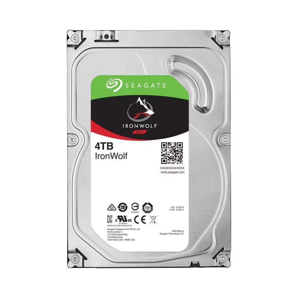 Ổ cứng HDD 3.5" NAS SEAGATE Ironwolf 4TB SATA 5900RPM_ST4000VN006