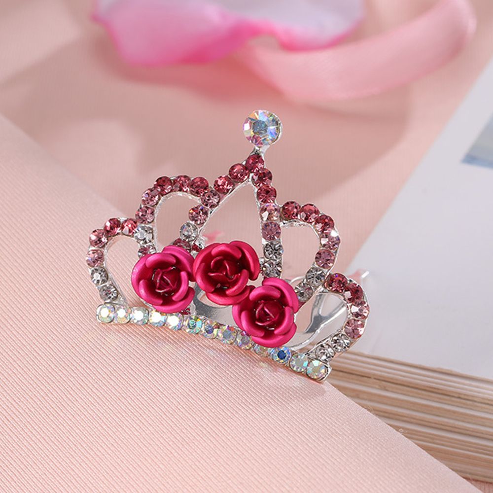 Trâm Cài Tóc Hình Hoa Hồng Cho Bé Gái