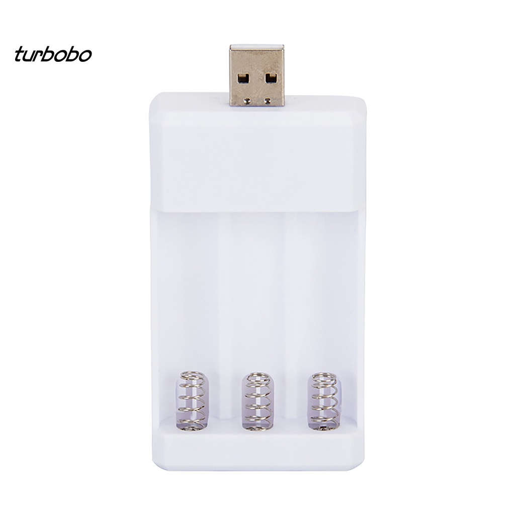 Thiết bị sạc pin 3 ngăn USB AA/AAA tiện dụng