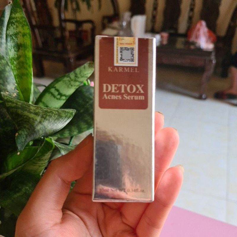 Detox acnec serum Karmel hỗ trợ giảm mụn ngăn ngừa mụn