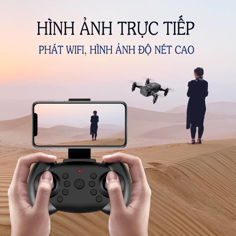 Flycam mini,Flycam mini giá rẻ F86 Camera 500W Chụp Ảnh Bằng cử Chỉ , Chuyền Ảnh Trực Tiếp Về Điện Thoại