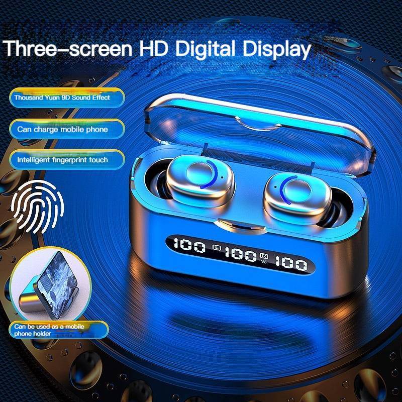 Tai Nghe Bluetooth Không Dây Q8 Hàng Bán Trực Tiếp Từ Nhà Máy Phổ Biến Có Thể Sạc Điện Thoại Sức Chứa Lớn