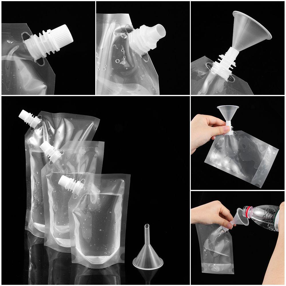 KRNY Túi Nhựa Trong Suốt Đựng Cà Phê / Nước Ép Tiện Dụng