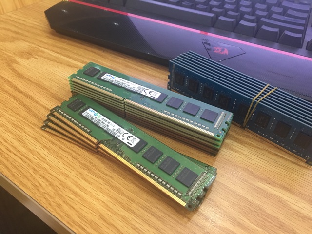 Ram máy bộ 8G/ 4G buss 1600 chân vàng óng