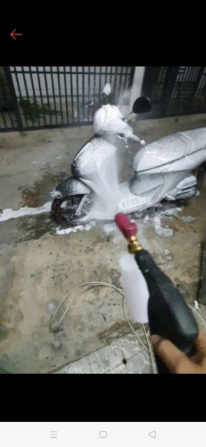 Bình tạo bọt tuyết tặng khớp nói nhanh gắn súng phun xịt rửa của máy rửa xe BBT1L+KB14