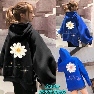 Áo Hoodie Nỉ Phối Dây Rút