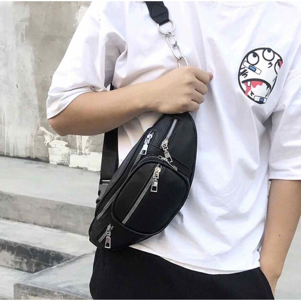 Túi Đeo Chéo Bao Tử Nam Nữ Da T144 | BigBuy360 - bigbuy360.vn