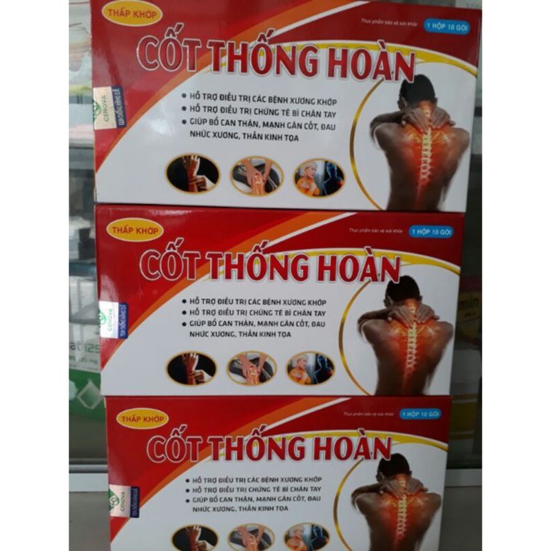 [HIỆU QUẢ] CỐT THỐNG HOÀN CHUYÊN XƯƠNG KHỚP (gai gối, thái hóa cột sống,tê bì chân tay, thần Kinh toạvv..)