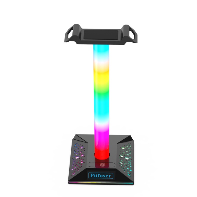 Giá Treo Tai Nghe Piifoxer Tích Hợp Led RGB Chuyển Màu Tự Động Mã EB02 Dành Cho Game Thủ