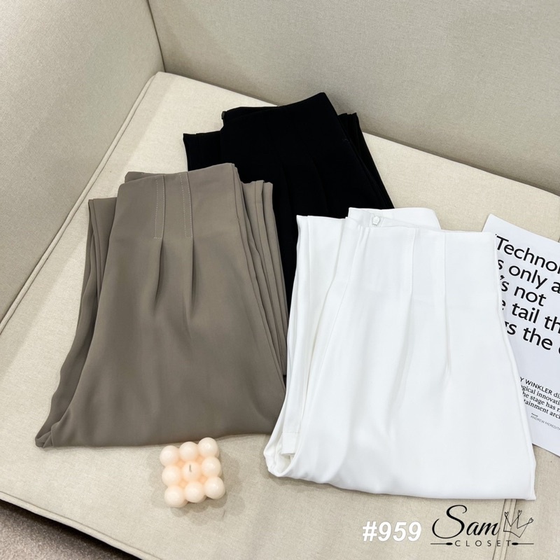 QUẦN XUÔNG NỮ, QUẦN CULOTTES CẠP SIÊU CAO CHẤT VẢI XỊN MỊN QUẢNG CHÂU LOẠI 1 MS20715