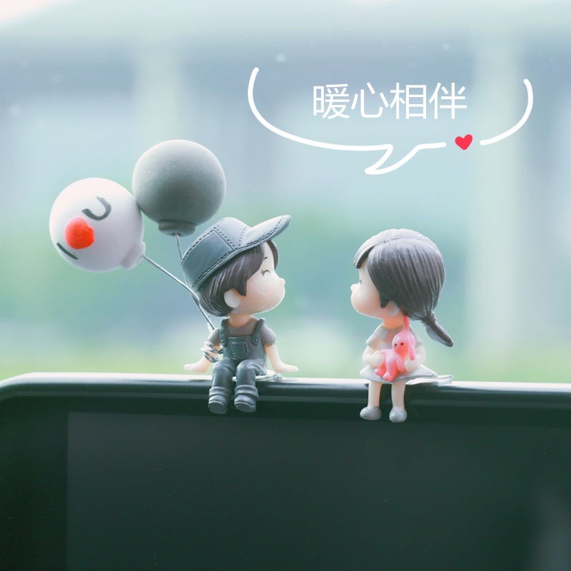 [Giá Chính Hãng] Đồ Trang Trí Nội Thất Xe Hơi Hình Cặp Đôi Phong Cách Nữ Thần Sáng Tạo Trang Trí Nội Thất Ô Tô Daquan