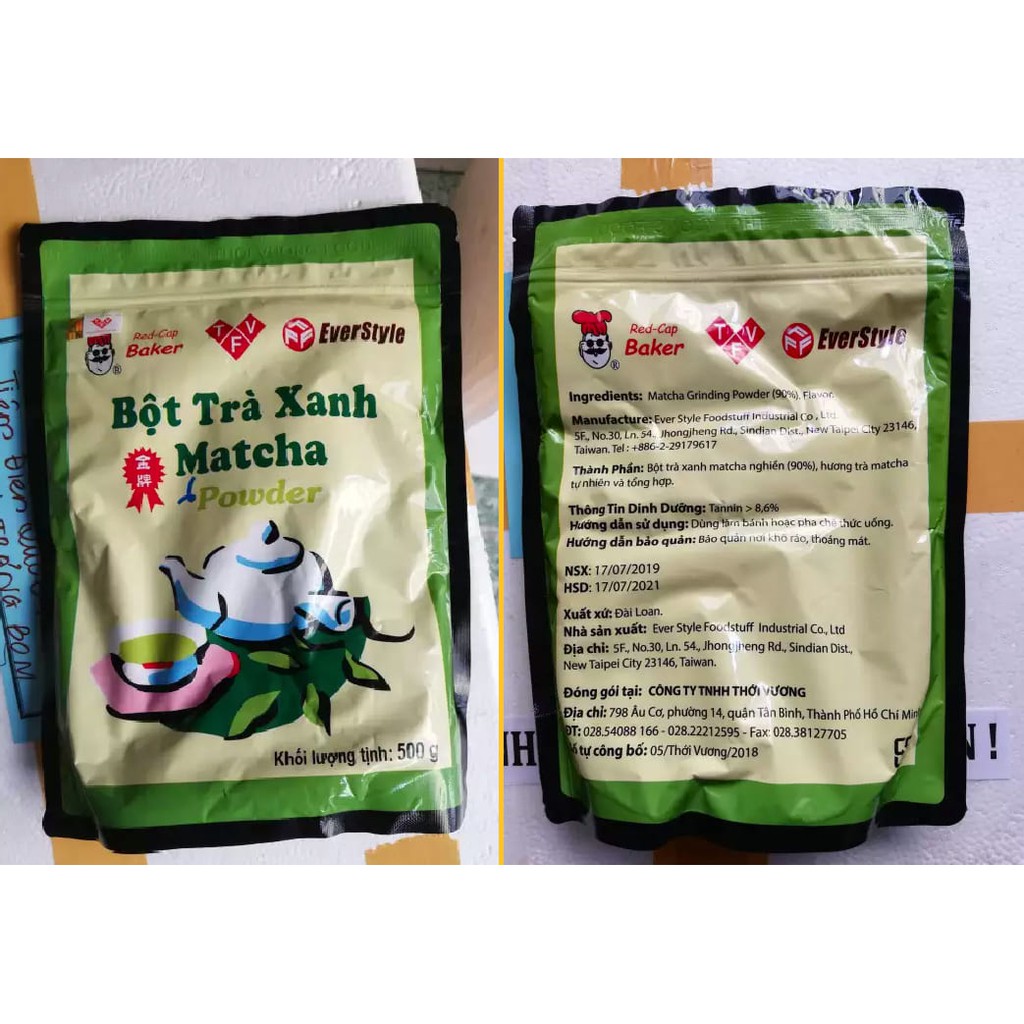 Bột matcha Đài Loan