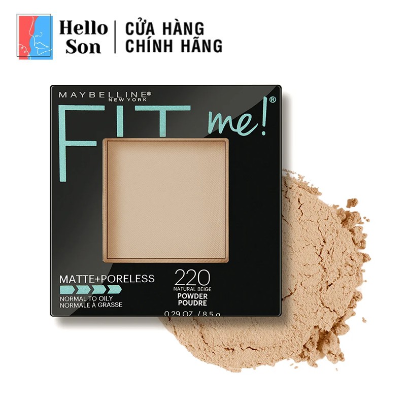 Phấn Phủ Mịn Nhẹ Kiềm Dầu Fit Me Matte Poreless Powder Maybelline New York 8.5g