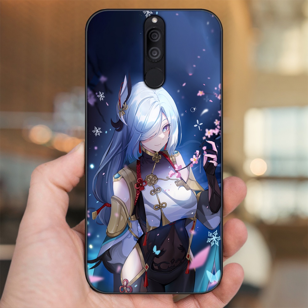 Ốp lưng Huawei Nova 2i viền đen in hình Shenhe Genshin Impact